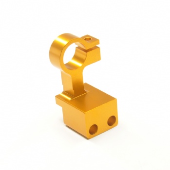  Custom precision small part  yellow anodizing cnc machining aluminum	