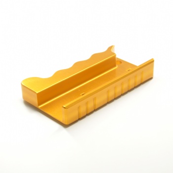  Custom precision small part  yellow anodizing cnc machining aluminum	